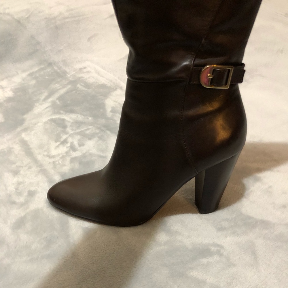 Tall brown boots